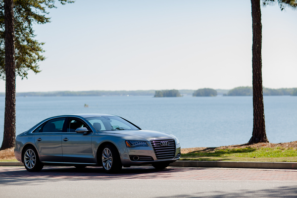 The 2013 Audi A8 L won the Luxury Choice award at GAAMA's 2013 Family Choice Challenge at Lake Lanier Islands Resort.